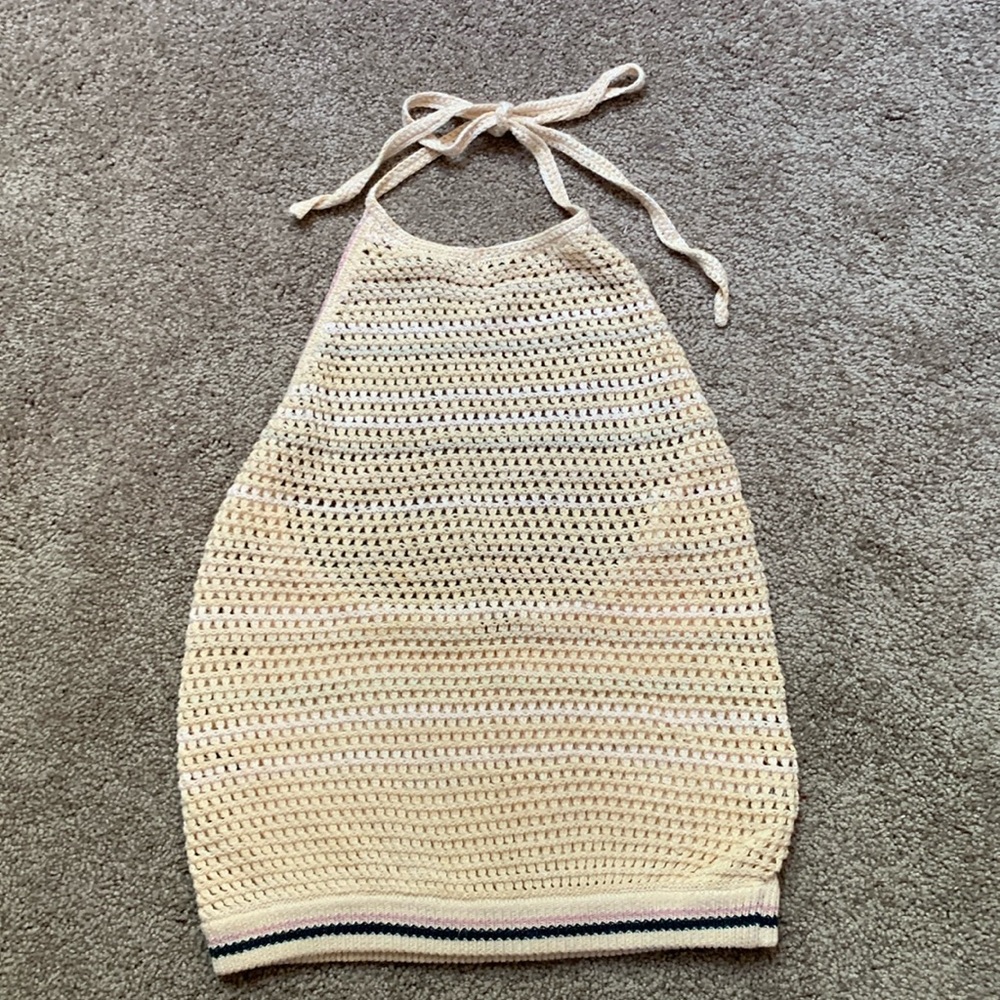 Free People crochet tank top